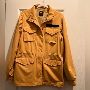 Like New Nike Puff Shoulder Yellow Jacket